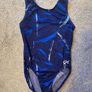 GK Elite Adult Small Blue Leotard